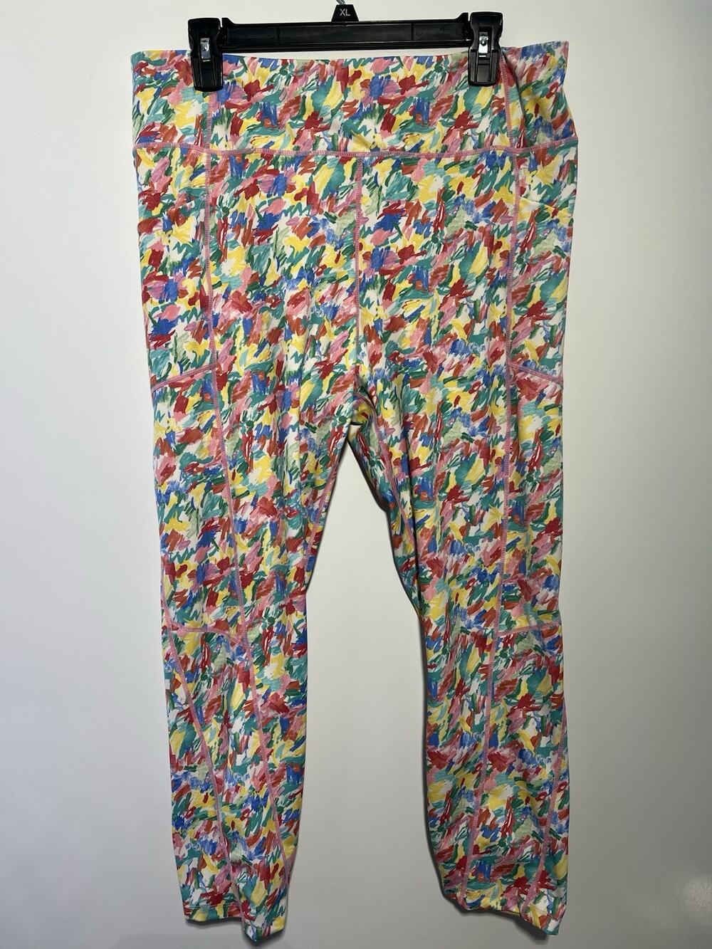 Tuckernuck TNUCK Sport Multicolor Abstract Leggings Size XXL High Rise